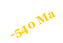 Zone de Texte: -540 Ma